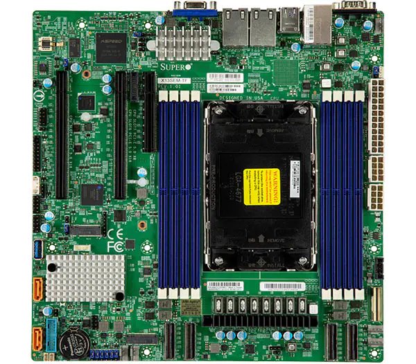 Supermicro Server board  -X13SEM-TF  1xLGA3647, uATX, Intel® C741