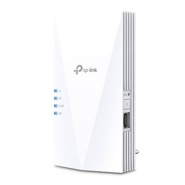 AX1500 Wi-Fi 6 Range Extender SPEED: 300 Mbps at 2.4 GHz + 1201 Mbps at 5 GHz SPEC: 2 × Internal Antennas, 1 × Gigabit P
