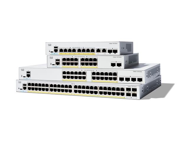 Cisco Catalyst switch C1200-24T-4G (24xGbE, 4xSFP, fanless)