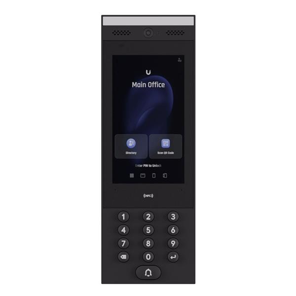 Ubiquiti Indoor/outdoor intercom terminal for managing residential and commercial building entry requests