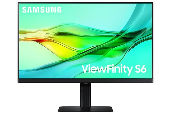 Samsung ViewFinity S6 (S60UD) 24" IPS LED 2560x1440 Mega DCR 5ms 350cd HDMI DP USB-C(90W) PIVOT cierny 100Hz