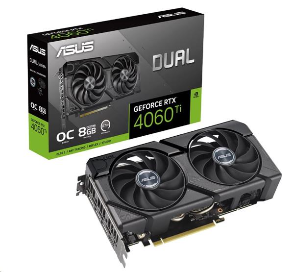 ASUS DUAL RTX4060TI OC 8GB/128-bit GDDR6 HDMI 3xDP