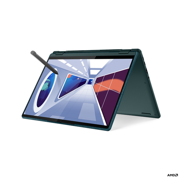 Lenovo IP Yoga 6 13ABR8, Ryzen 7 7730U, 13.3˝ 1920x1200 WUXGA/Touch, UMA, 16GB, SSD 512GB, FDOS, modrý, 3y PS