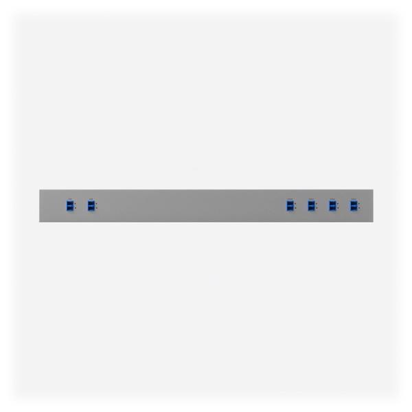 Ubiquiti - UniFi Rack-mountable 4-channel 1270 to 1330 nm CWDM mux demux designed to increase capacity of existing fiber
