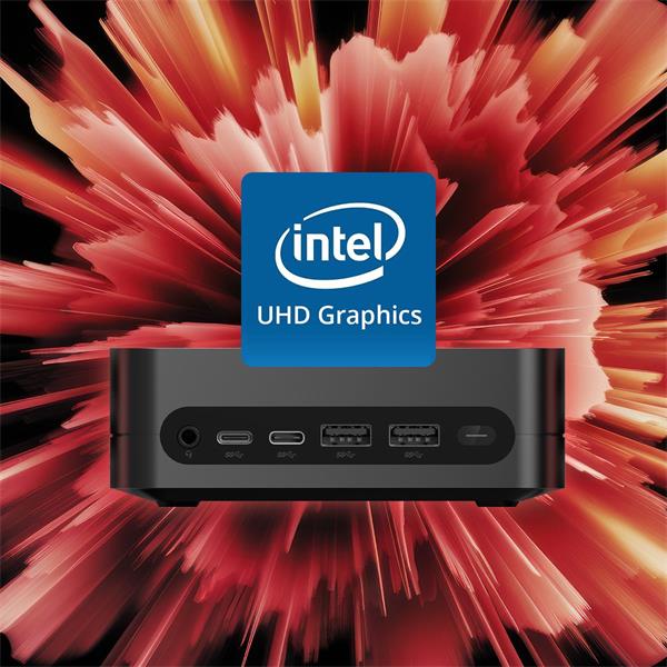 Prestigio Solutions Barebone  Mini PC, Alderlake i3-1215U 12Gen, GPU: Intel UHD,  bez RAM a ROM, ftpm Firmw,