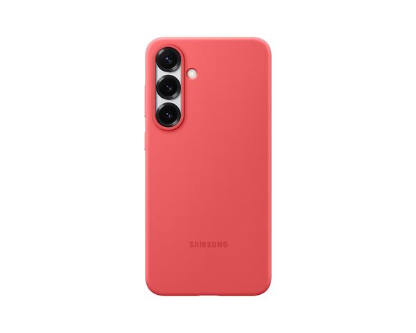 Samsung Silikónový zadný kryt pre Galaxy S25+ Red