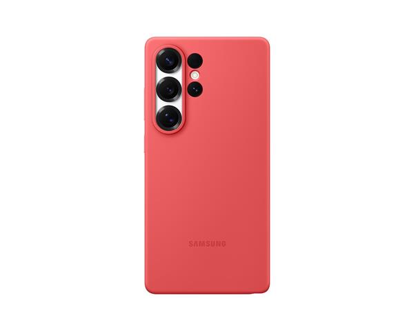 Samsung Silikónový zadný kryt pre Galaxy S25 Ultra Red