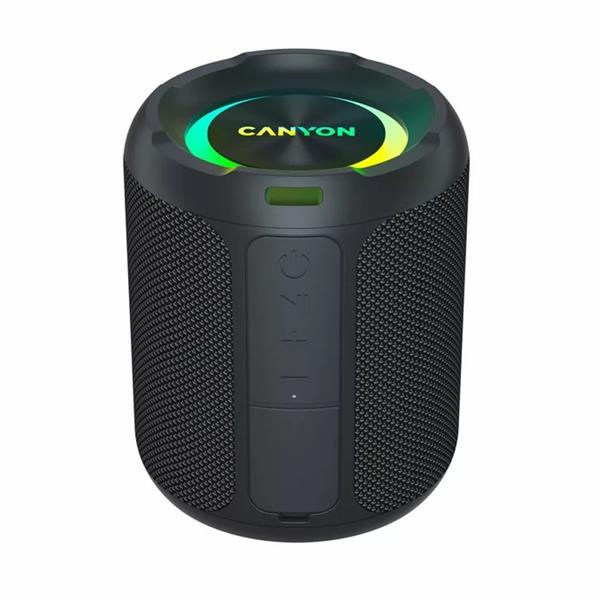 Canyon OnMove 11, Bluetooth 5.3. reproduktor, USB nabíjanie, výdrž 6 hod, SD karta, IPX6, čierny