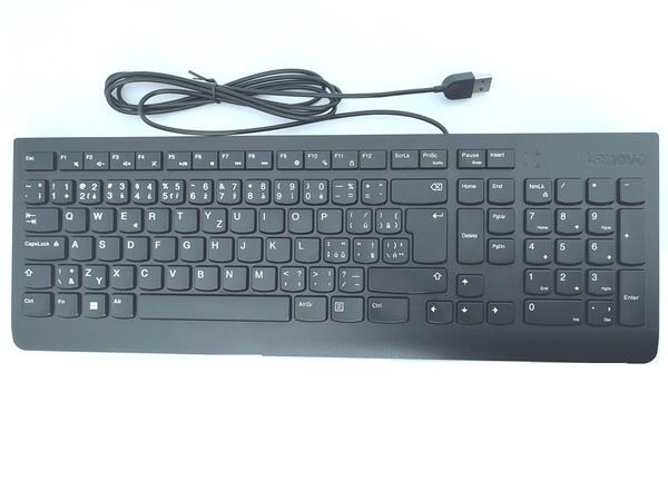 Lenovo Essential Wired Keyboard - Czech/Slovakia - klavesnica, AI