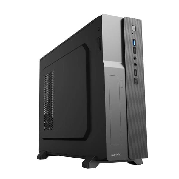1stCOOL SFF COMPACT 1, skrinka mATX, USB-C, USB3.0, 2xUSB2.0, CR, čierna
