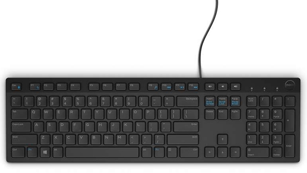 DELL Multimedia Keyboard-KB216 - US International (QWERTY) - Black (RTL BOX)