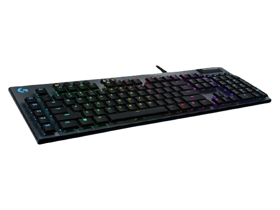 Logitech® G815 LIGHTSYNC RGB Mechanical Gaming Keyboard – GL Linear - CARBON - US INT&quot;L - INTNL