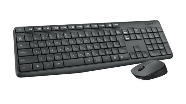 Logitech® MK235 Wireless Keyboard and Mouse - GREY - US INT&quot;L - INTNL