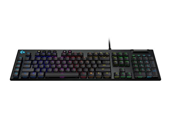 Logitech® G815 LIGHTSYNC RGB Mechanical Gaming Keyboard – GL Clicky - CARBON - US INT&quot;L - USB