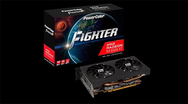 PowerColor Radeon RX 6500XT Fighter 4GB 64-bit GDDR6 HDMI DP