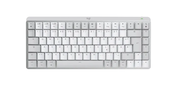Logitech® MX Mechanical Mini for Mac Minimalist Wireless Illuminated Keyboard  - PALE GREY - US INT"L - EMEA