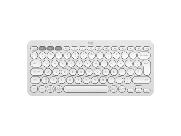 Logitech® K380s Pebble Keys 2 - TONAL WHITE - US INT"L - BT