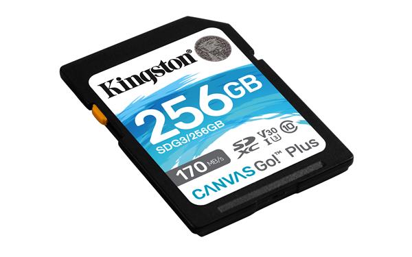 1 TB .SDXC karta Kingston Canvas Go Plus ( r170MB/s, w90MB/s )