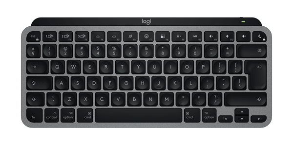 Logitech® MX Keys Mini For Mac Minimalist Wireless Illuminated Keyboard-SPACE GREY-US INT&quot;L-BT