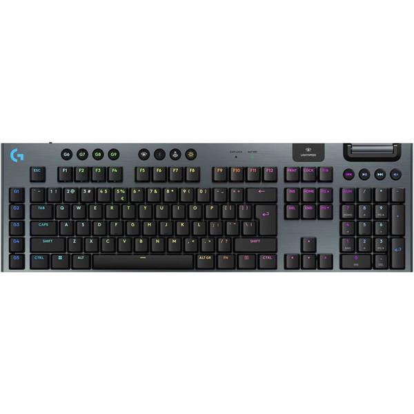 Logitech® G915 X LIGHTSPEED Low-Profile Wireless Gaming Keyboard - BLACK - US INT&quot;L - lineárna