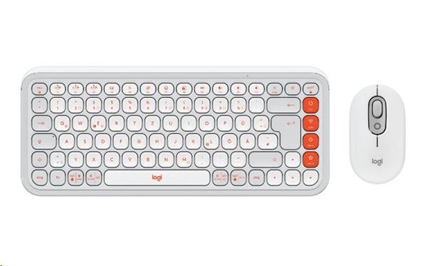 Logitech® POP ICON COMBO - OFF WHITE - US INT"L - INTNL-973