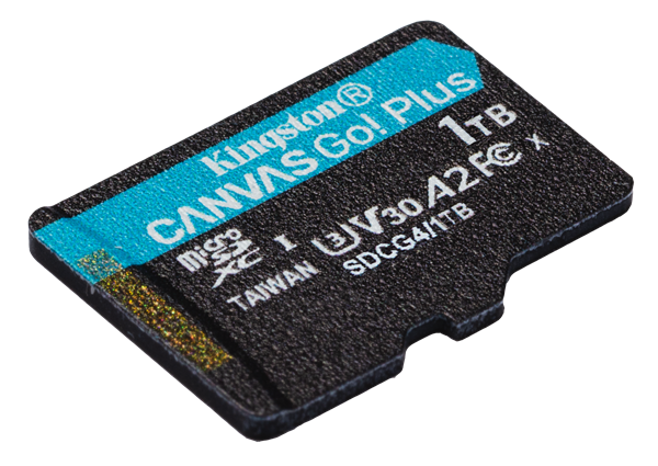 1 TB . microSDXC karta Kingston Canvas Go Plus Gen4 bez adaptéra