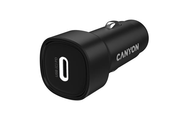 Canyon OnDrive 30, univerzálna autonabíjačka, 1x USB-C, výkon 30 W