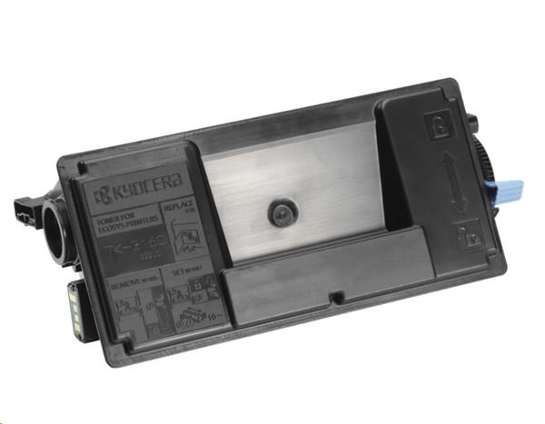 KYOCERA TK-3160 Toner na 12 500 A4 (pri 5% pokrytí), pre ECOSYS P3145/50/55/P3260dn,M3145/3645dn/M3860