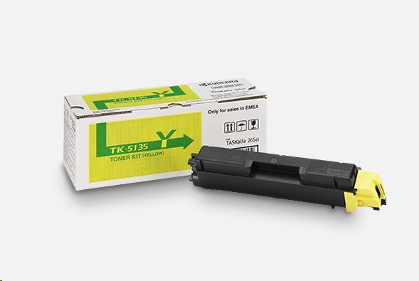 KYOCERA TK-5135Y Toner yellow na 5 000 A4 (pri 5% pokrytí), pre TASKalfa 265ci