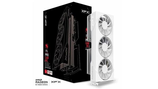 XFX Radeon RX-9060XT Swift OC White Triple Fan Gaming Edition 16GB GDDR6, 2xDP, HDMI