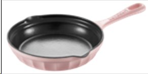 BUYDEEM Liatinová panvica  21 cm, model CP542, Farba ružová