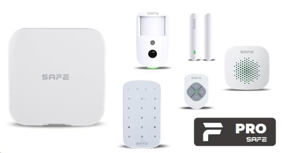 ProSafe Starter Kit Cam plus (Hub 2 Plus LTE, Motion Guard Cam, Door Guard Plus, Keypad Plus, Key Control a Indoor siren