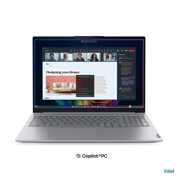 Lenovo ThinkBook 16 G9 IPL, Ultra 7 355, 16.0˝ 1920x1200 WUXGA, UMA, 32GB, SSD 512GB, W11Pro, 400N, matný, 3y CI, bez AC