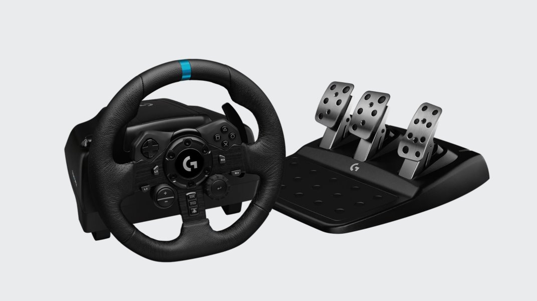 Logitech® G923 Racing wheel - BLACK - USB  - PLUGC - PC ONLY