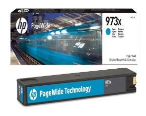 HP 973X azúrová atramentová kazeta, F6T81AE