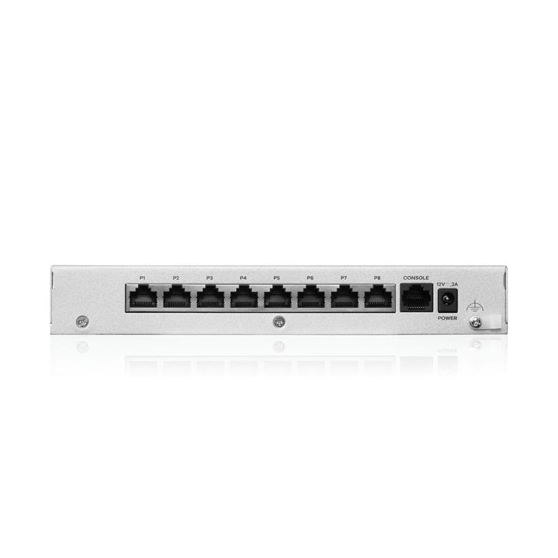 Zyxel USG FLEX100 H Series, 8 Gigabit user-definable ports, 1*USB with 1 YR Security bundle 