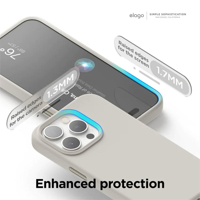 Elago kryt Silicone Case Magsafe pre iPhone 15 Pro - Jean Indigo 