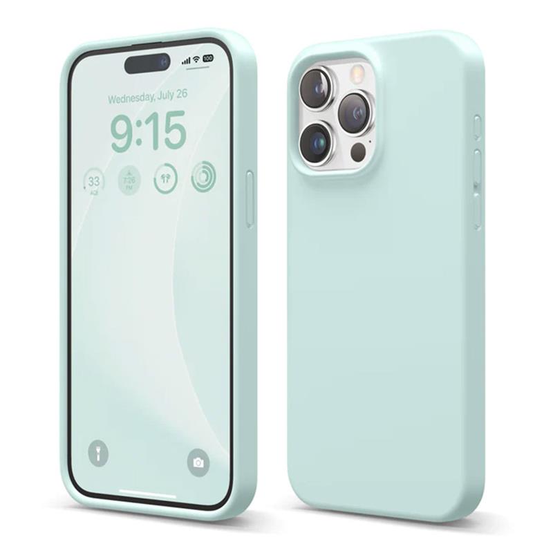 Elago kryt Silicone Case pre iPhone 15 Pro Max - Mint 