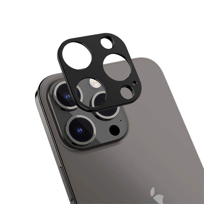 SwitchEasy LenShield Aluminum Lens Protector pre iPhone 15 Pro/15 Pro Max - Black 
