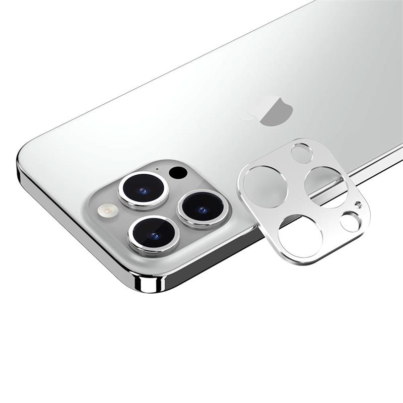 SwitchEasy LenShield Aluminum Lens Protector pre iPhone 15 Pro/15 Pro Max - Silver 