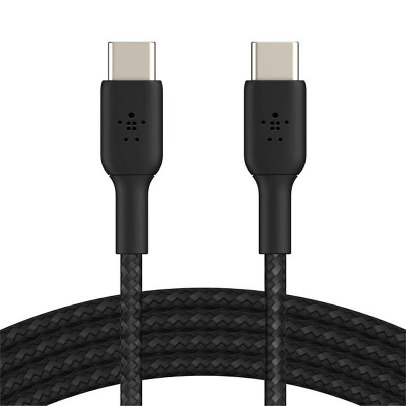 Belkin kábel Boost Charge Braided USB-C to USB-C 1m - Black 
