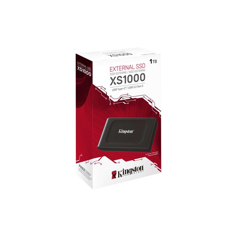 Kingston XS1000 - 1TB externý SSD, USB 3.2 Gen 2, USB-C 