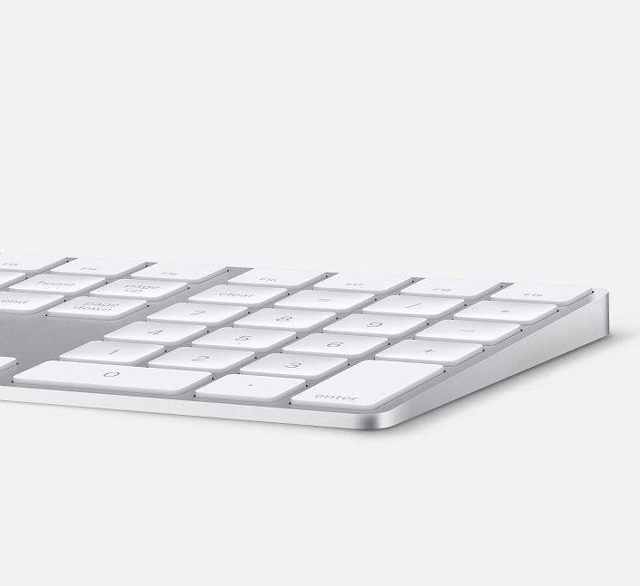 Apple Magic Keyboard s numerickou klávesnicou INT English - Silver 