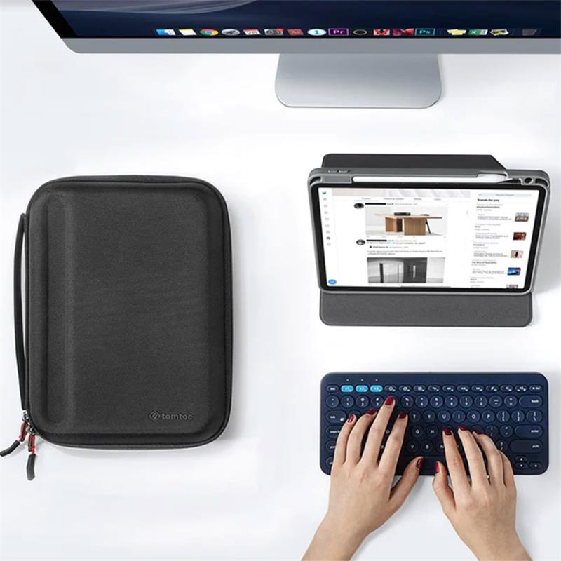 TomToc puzdro Smart A06 PadFolio Eva Case Plus pre iPad Air 11"/Pro 11" - Black 