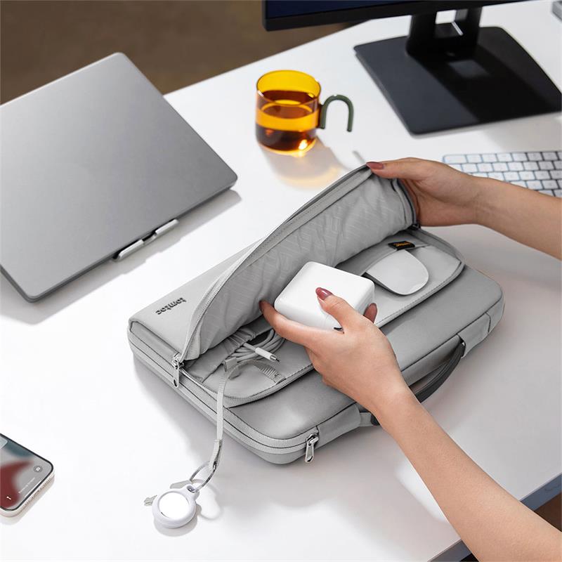 TomToc taška Versatile A14 pre Macbook Air 15" M2 2023 - Gray 