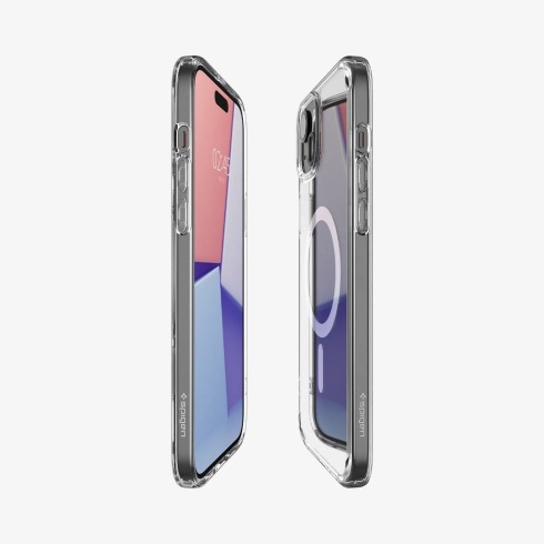 Spigen kryt Ultra Hybrid Magsafe pre iPhone 15 - White 