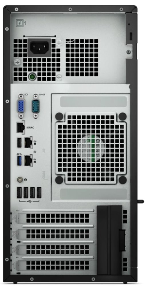 DELL Server PowerEdge T150 4x3.5" Cabled/G6405T/8GB/1x1TB SATA/Emb. SATA/2xGLAN/3NBD  