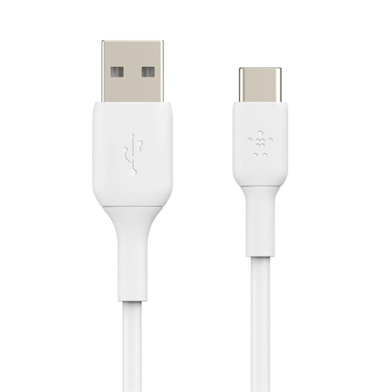 Belkin kábel Boost Charge USB-A to USB-C 2m - White 