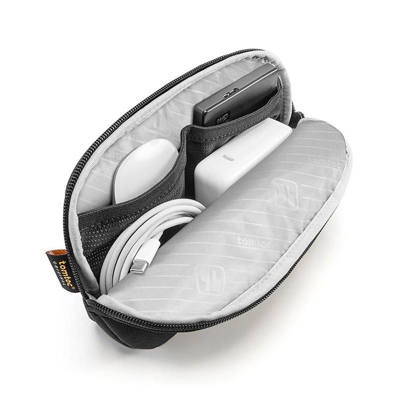 Tomtoc puzdro Recycled Sleeve with Pouch pre Macbook Air 13" M1/M2/M3/M4 - Black 