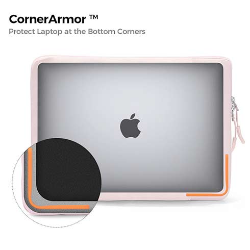 Tomtoc puzdro 360 Protective Sleeve pre Macbook Air 13" M1/M2/M3 - Baby Pink 